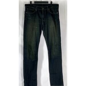 LEVI'S Men's Indigo Blue 511 Denim Slim-Fit Five-Pocket Jean SZ 33X34